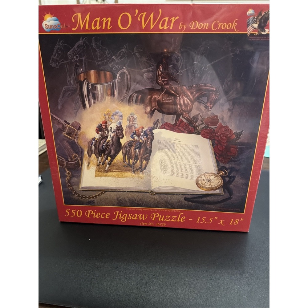 Suns Out Man O'War By Don Crook 550 Piece Puzzle!